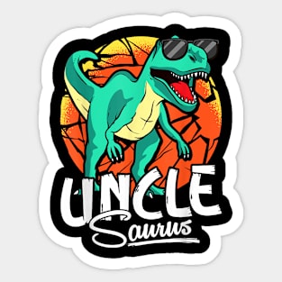 Unclesaurus T Rex Uncle Saurus Dinosaur Family Matching Sticker